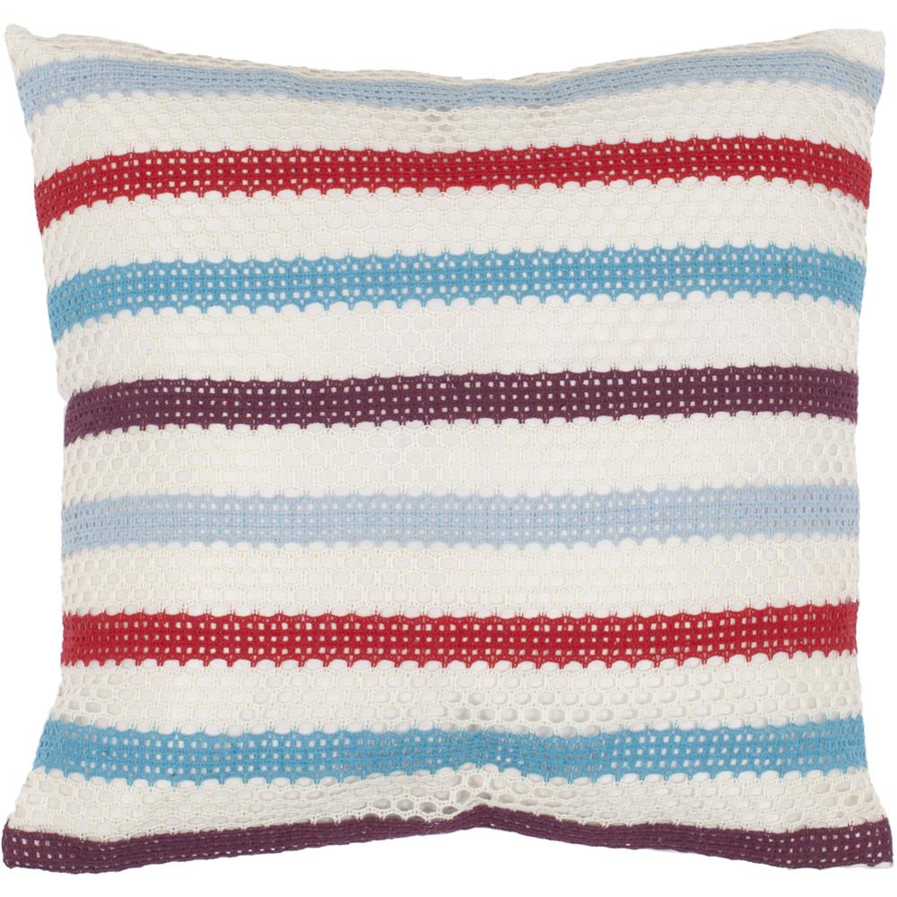 Safavieh PIL854B-1818-SET2 STRIPES BLEEKER PILLOW Pillows (Set of 2)